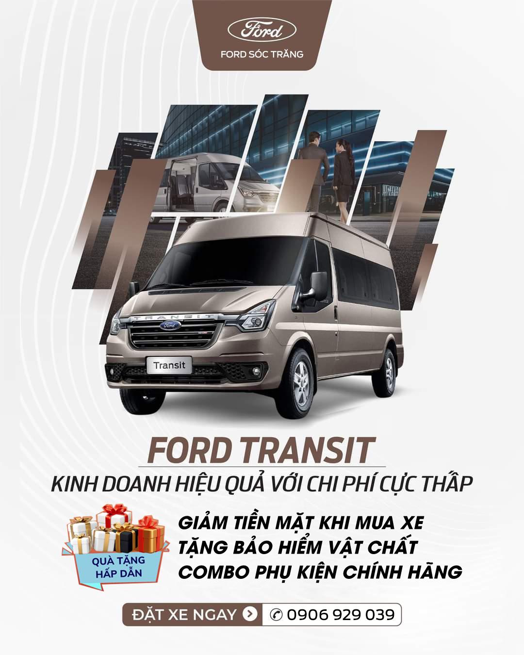 FORD TRANSIT 16 CHỖ - GIẢI PHÁP KINH DOANH DỊCH VỤ TỐI ƯU VÀ TIẾT KIỆM