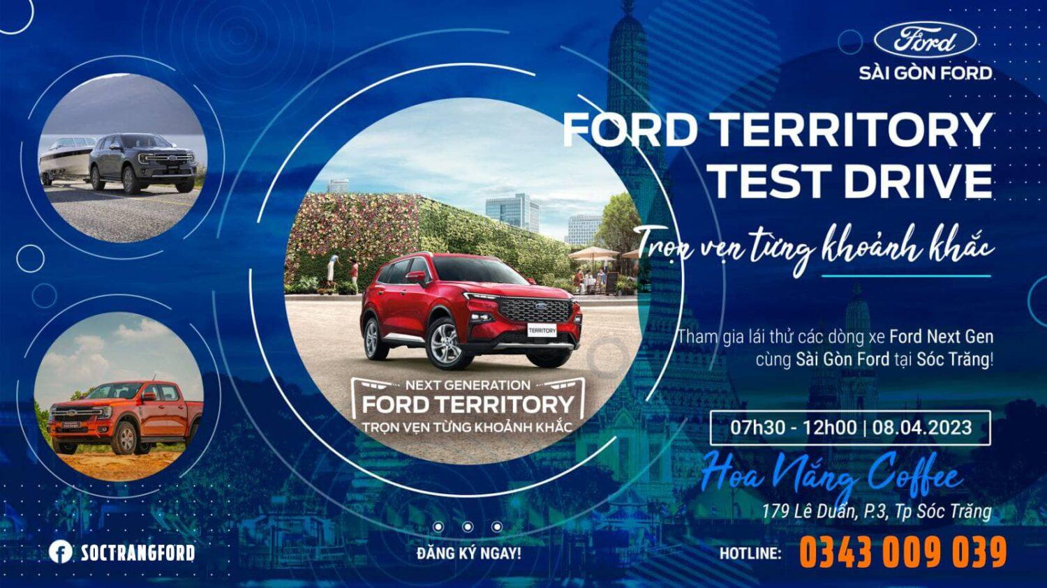 SỰ KIỆN LÁI THỬ XE FORD THẾ HỆ MỚI CÙNG FORD SÓC TRĂNG