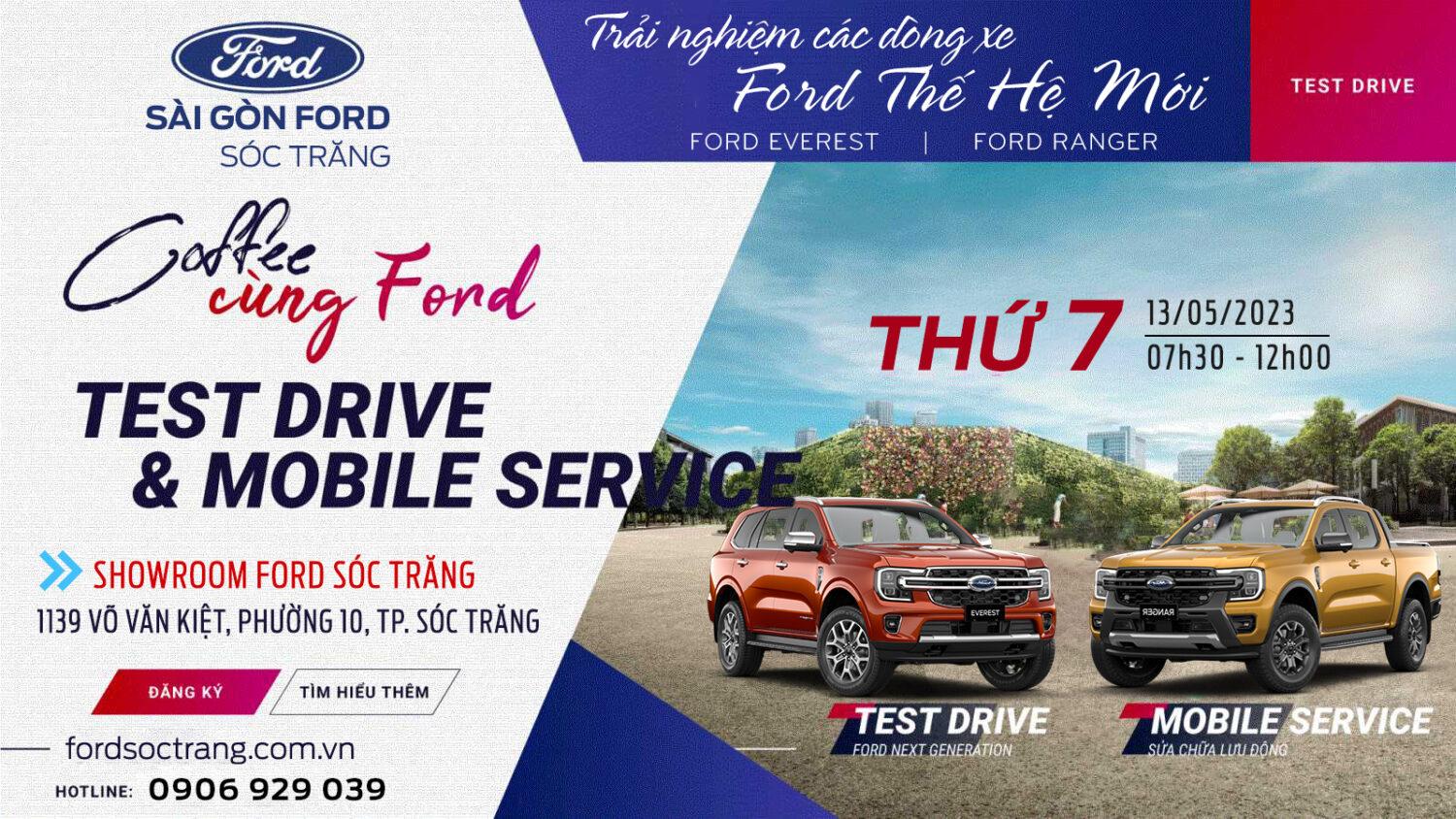 TEST DRIVE x MOBILE SERVICE cùng FORD SÓC TRĂNG